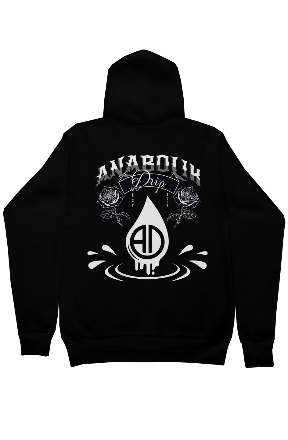 Anabolik Drip Rose Hoodie