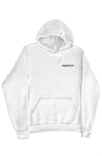 Anabolik Drip Rose Hoodie - White