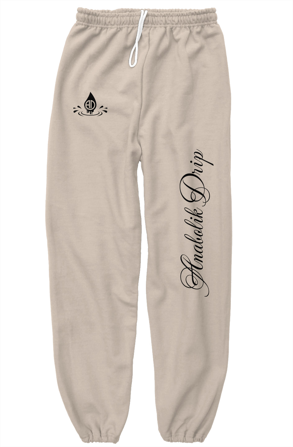 Scripted Design Sweatpants - Sand