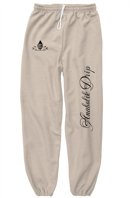 Script Design Sweatpants - Sand