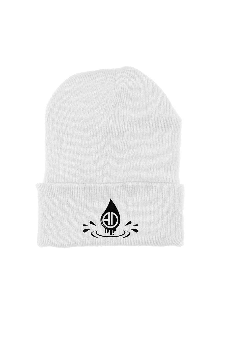 Drip Beanie - White