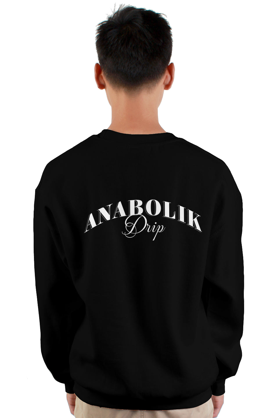 Arched Crewneck - Black