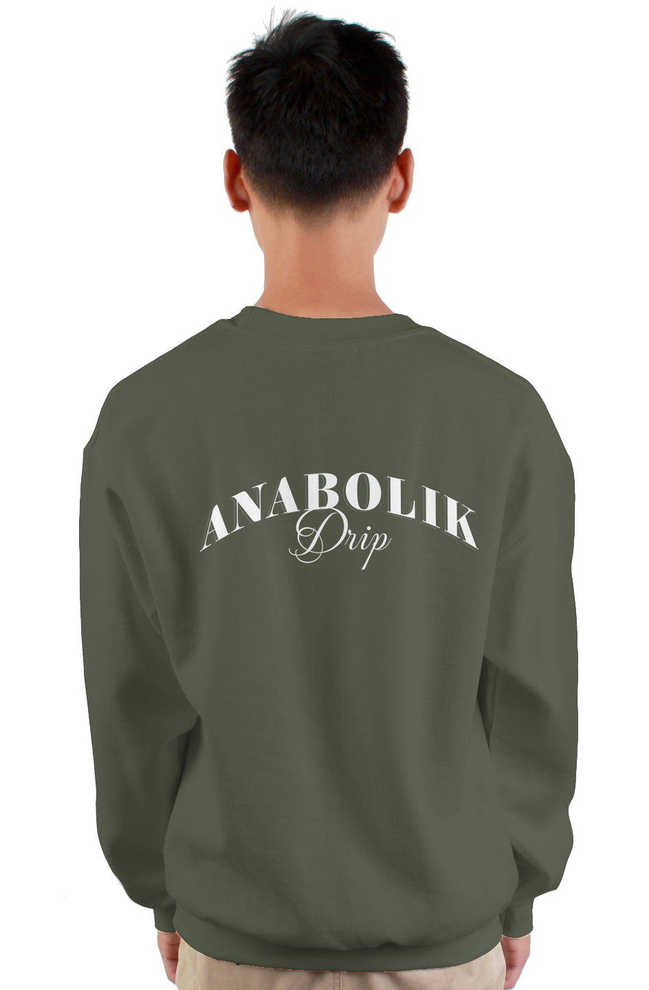 Arched Crewneck - Military Green