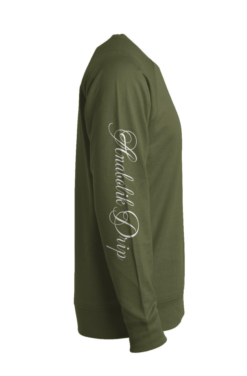 Scripted Crewneck - Olive